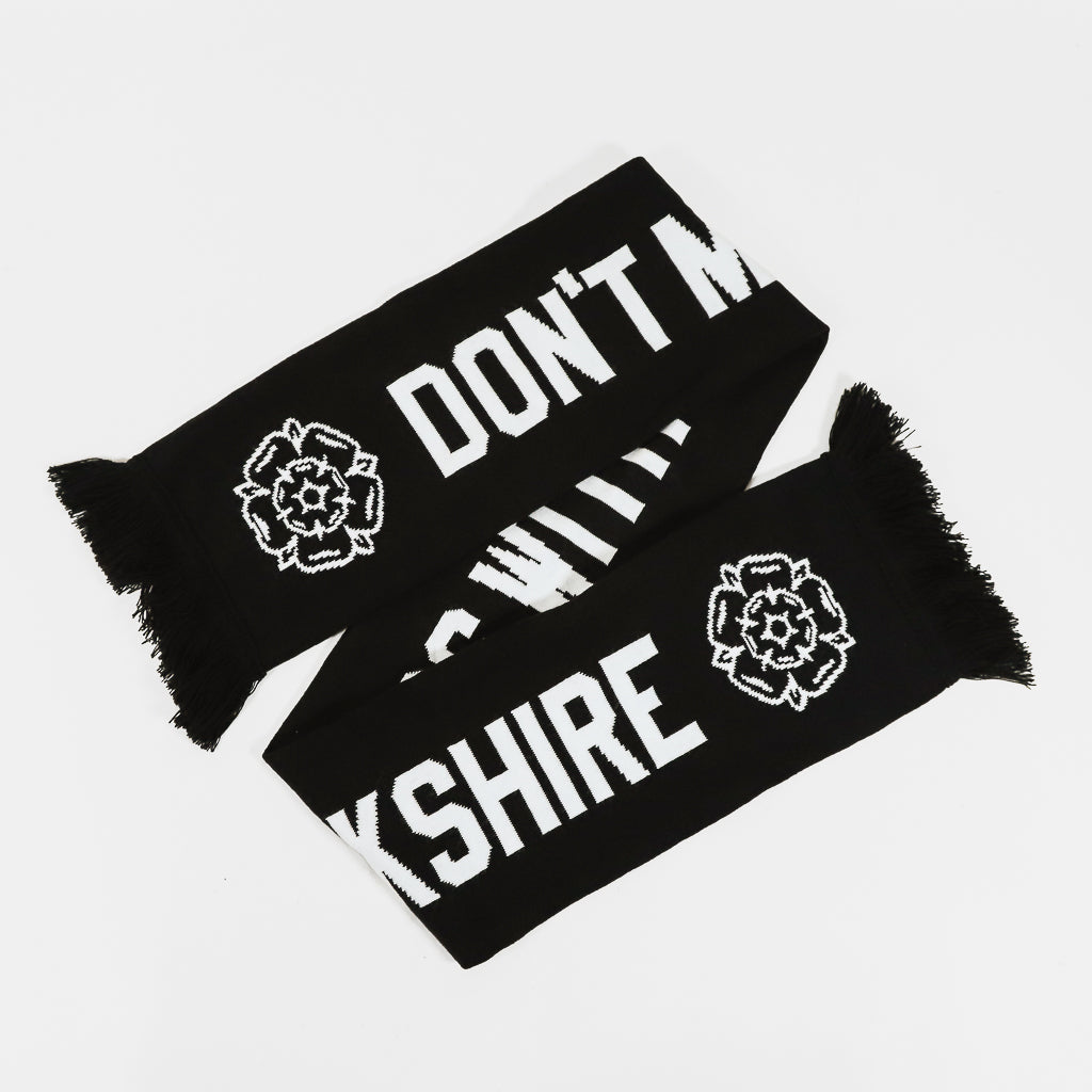 Don’t Mess With Yorkshire Rose Black Scarf