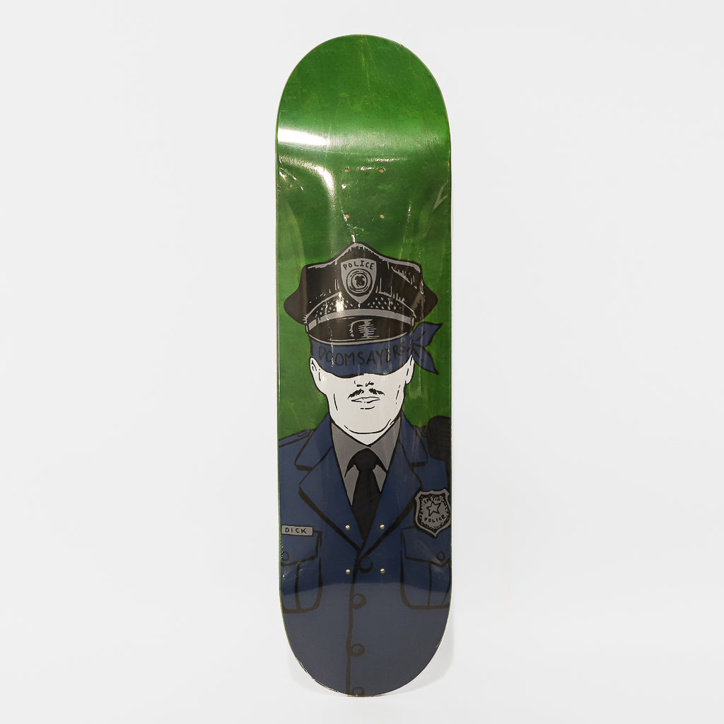 Doom Sayers Corp Cop Green Skateboard Deck