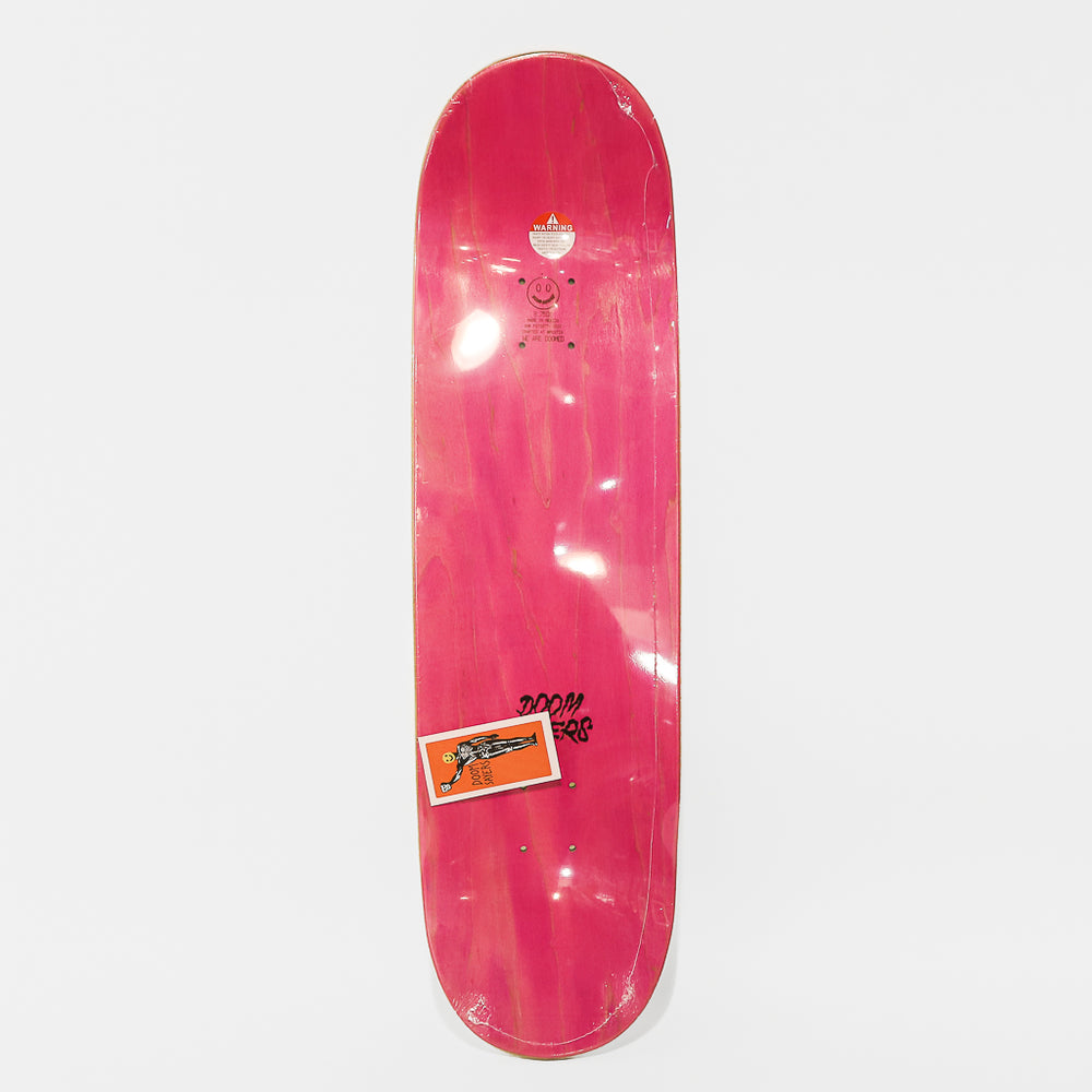 Doom Sayers - 8.75" World On Fire Skateboard Deck - Yellow