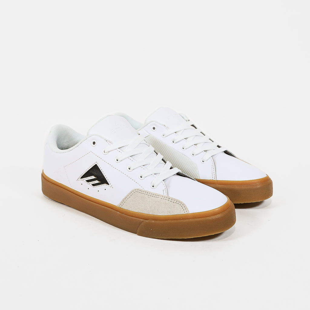 Emerica White And Gum Temple Shoes