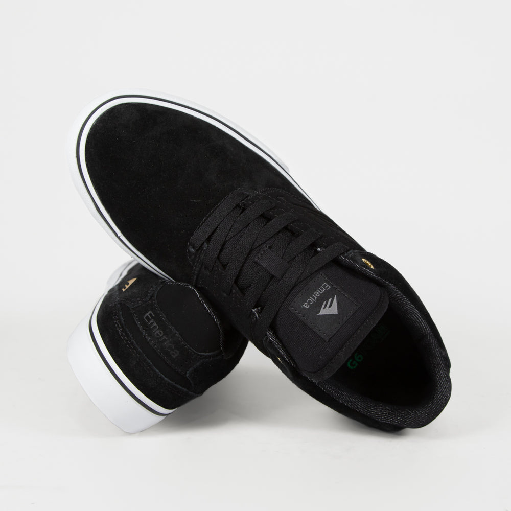 Emerica The Low Vulc Shoes Black White Welcome Skate Store