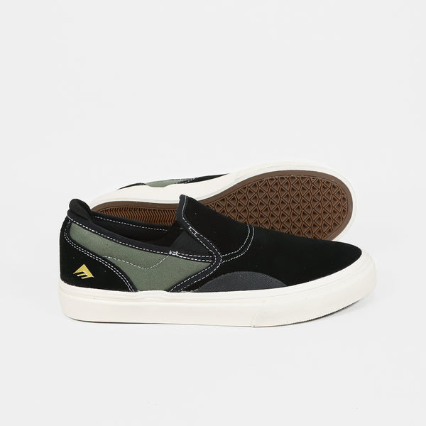 Emerica - Wino G6 Slip On Shoes - Black / Olive