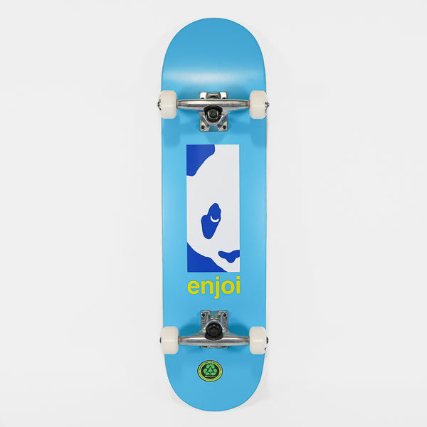 Enjoi Skateboards - 8.125” Box Panda First Push Complete Skateboard - Blue