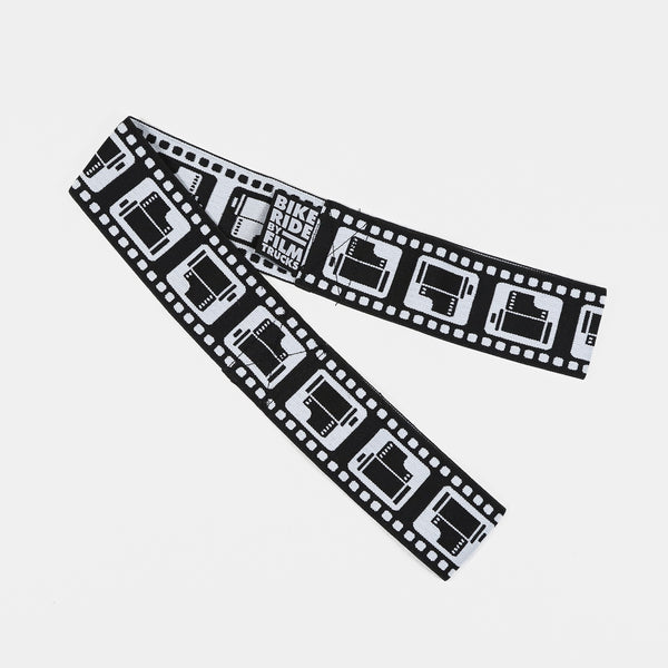 Film Trucks - Bike Ride Board Strap - Black / White