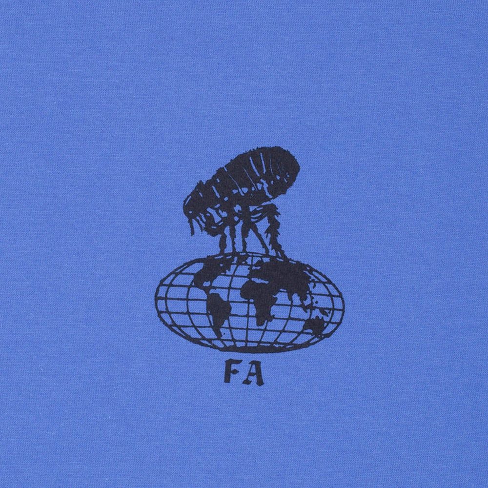 Fucking Awesome Flea The World Flo Blue T-Shirt Front Print