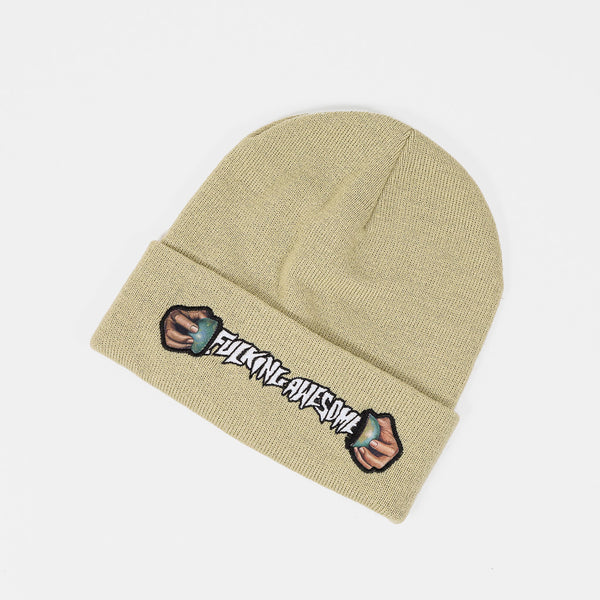 Fucking Awesome - World Cup Cuff Beanie - Sand