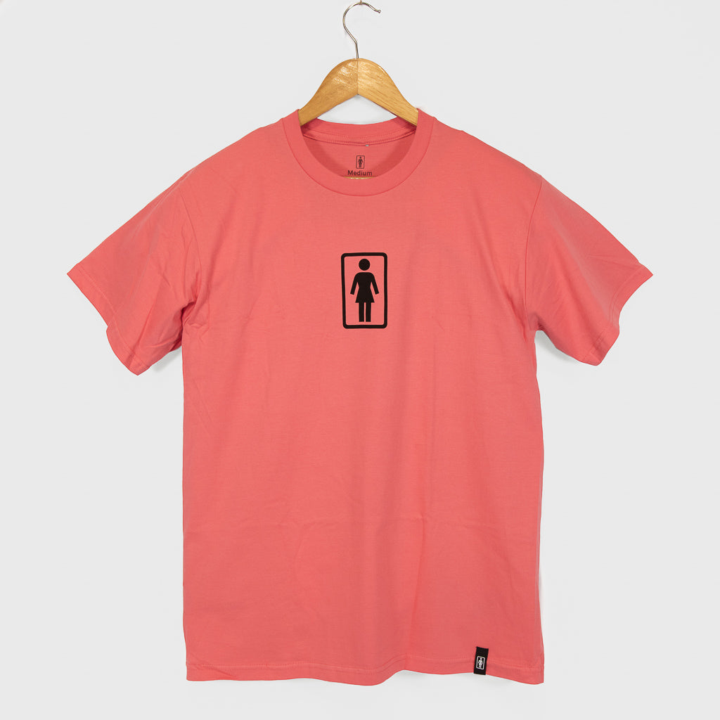 Girl Skateboards Coral Pink OG Girl Boxed T-Shirt