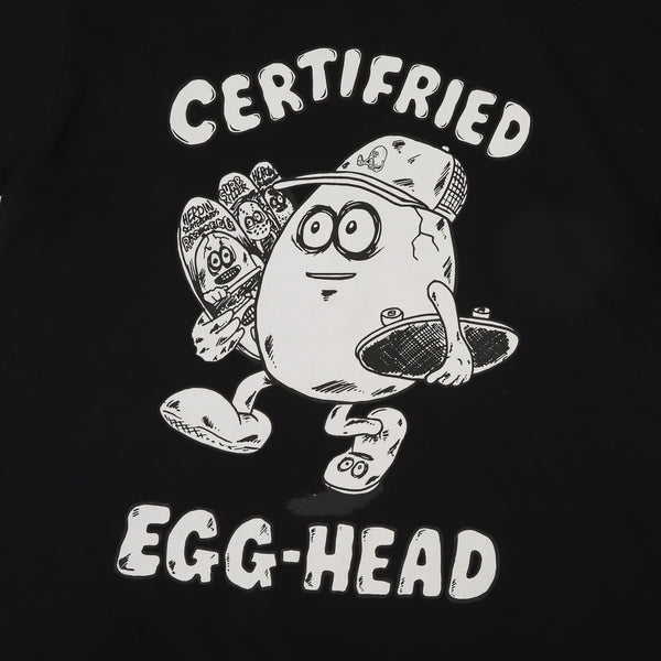 Heroin Skateboards - Certified Egg T-Shirt - Black