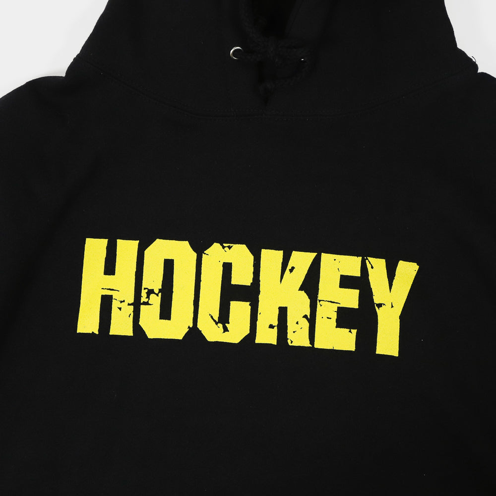 Hockey Skateboards Bag Heads 3 Black Pullover Hooded Sweatshirt Front Print
