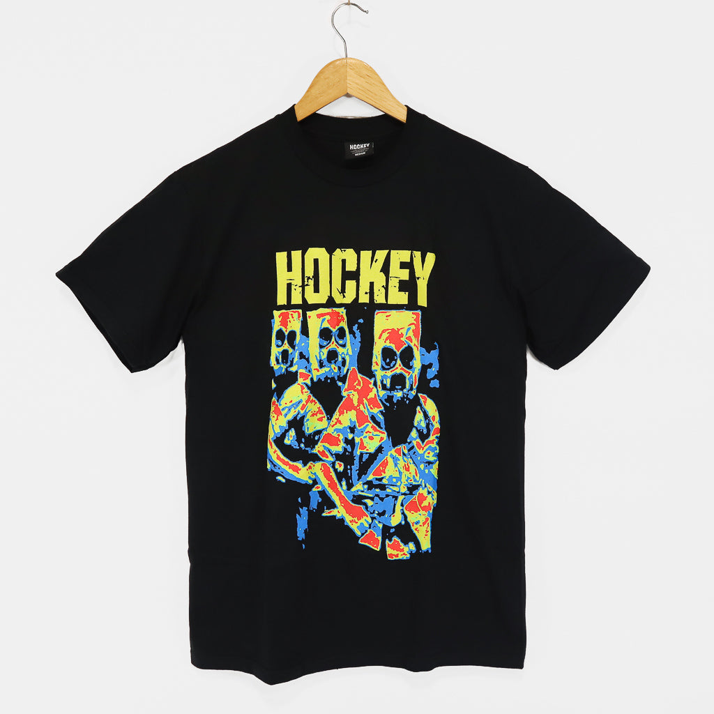 Hockey Skateboards Bag Heads 3 Black T-Shirt