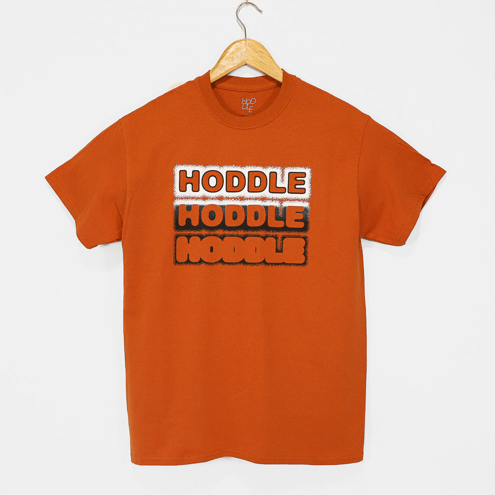 Hoddle Skateboards Decline Rust Orange T-Shirt