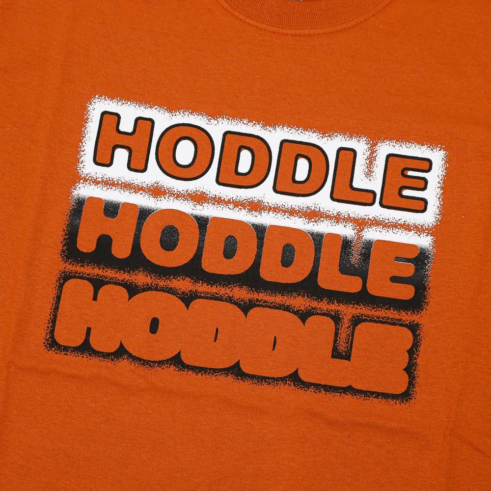 Hoddle Skateboards Decline Rust Orange T-Shirt Front Print