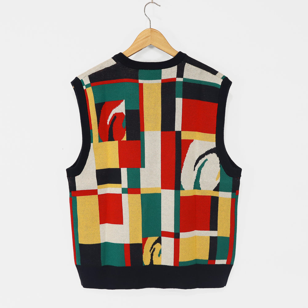 Huf Sloane Multicolour Knitted Sweater Vest