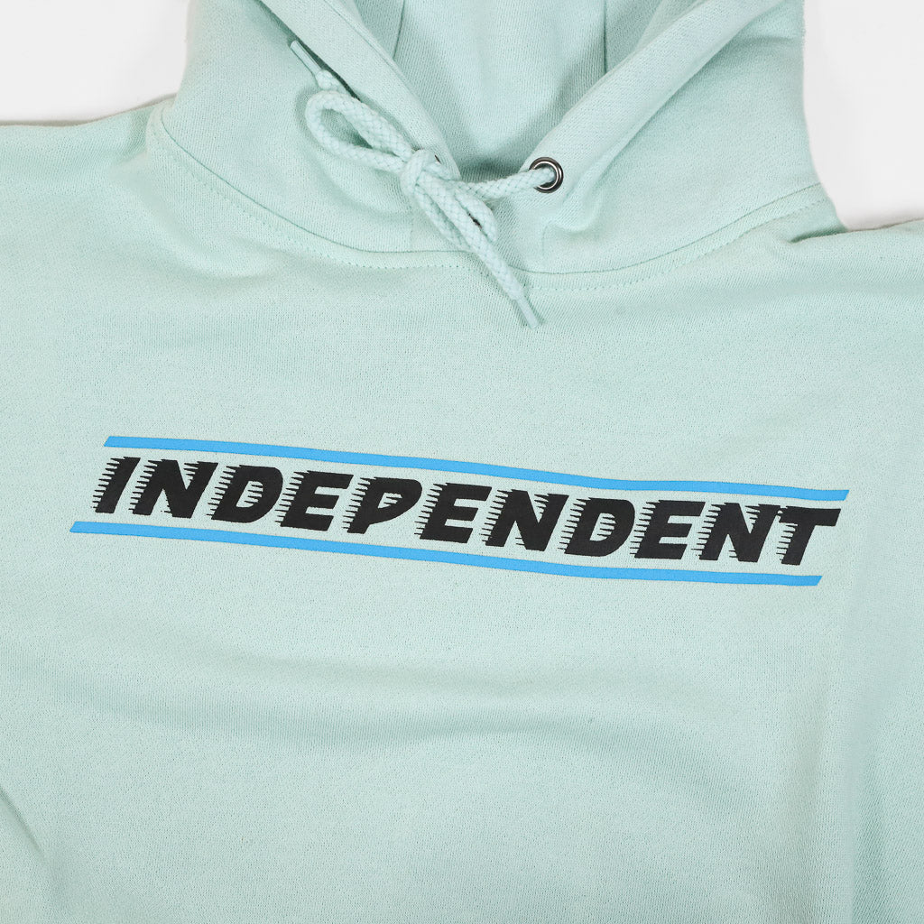 Independent Abyss Ice Blue Pullover Hooded Sweatshirt Front Print