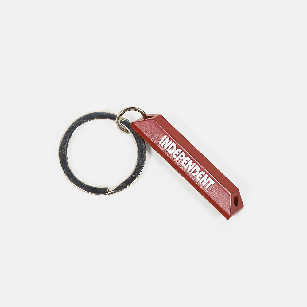 Independent Red Curb Keyring