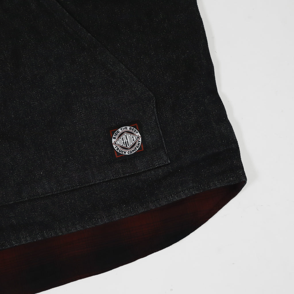 Independent Black Halsted Reversible Vest Jacket Lower Pocket