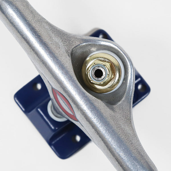 Independent Trucks - (Single) Tom Knox Indy 129 Forged Hollow Stage 11 Skateboard Truck - Raw / Navy
