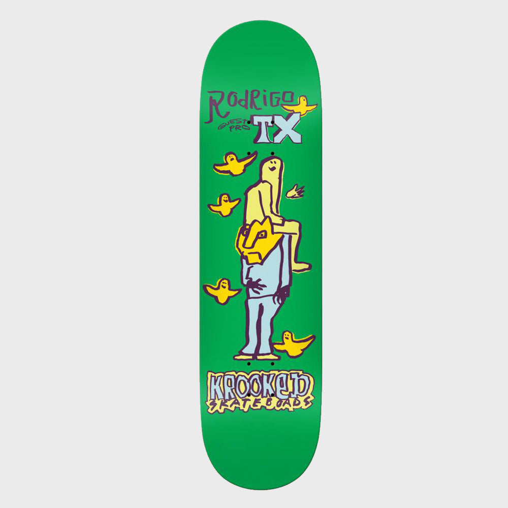 Krooked Skateboards 8.06" Rodrigo TX Guest Model Skateboard Deck