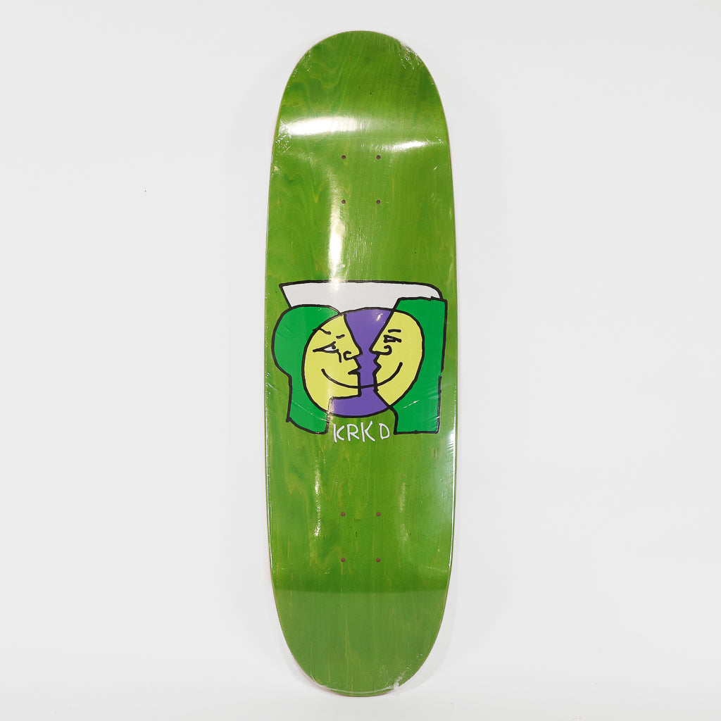 Krooked Skateboards 9.1" Egg Alternate Moonsmile Skateboard Deck