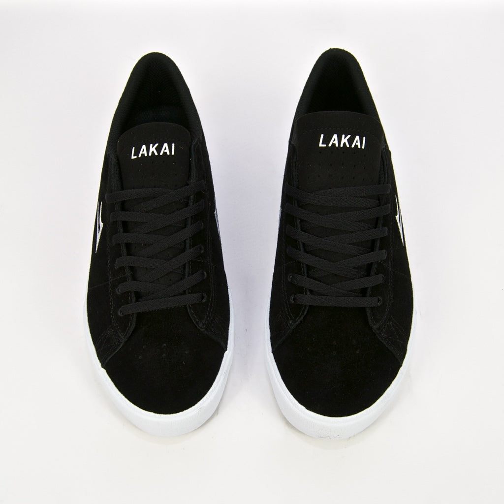 Black And White Lakai Newport Shoes