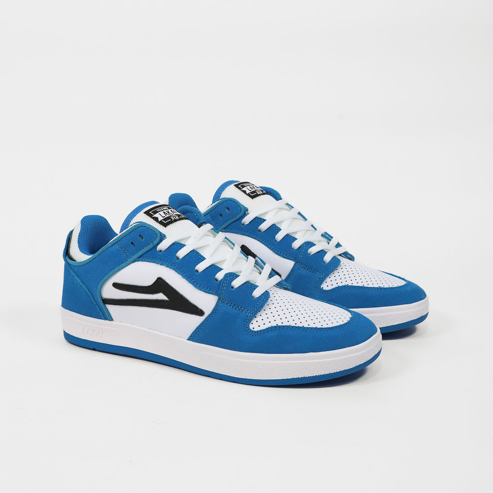 Lakai Telford Low Shoes Moroccan Blue White – Welcome Skate