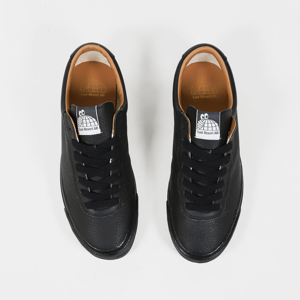 Last Resort AB VM001 Black Leather Lo Shoes
