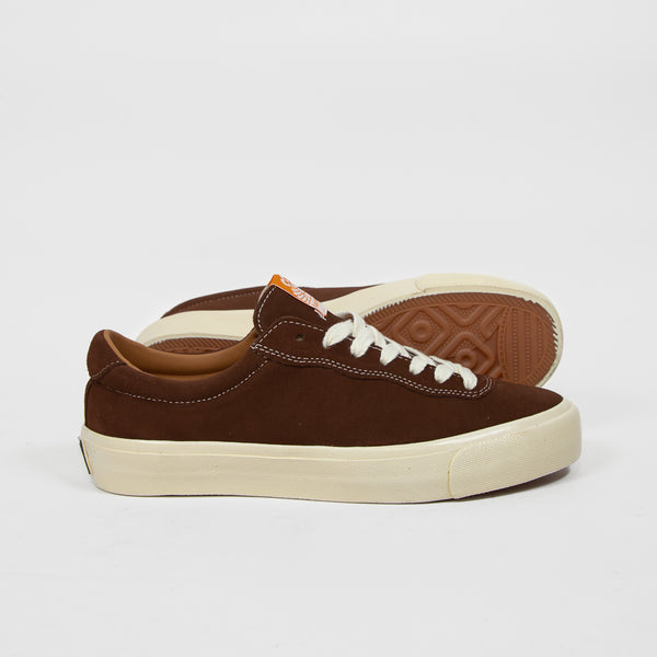 Last Resort AB - VM001 Suede Lo Shoes - Chocolate Brown / White