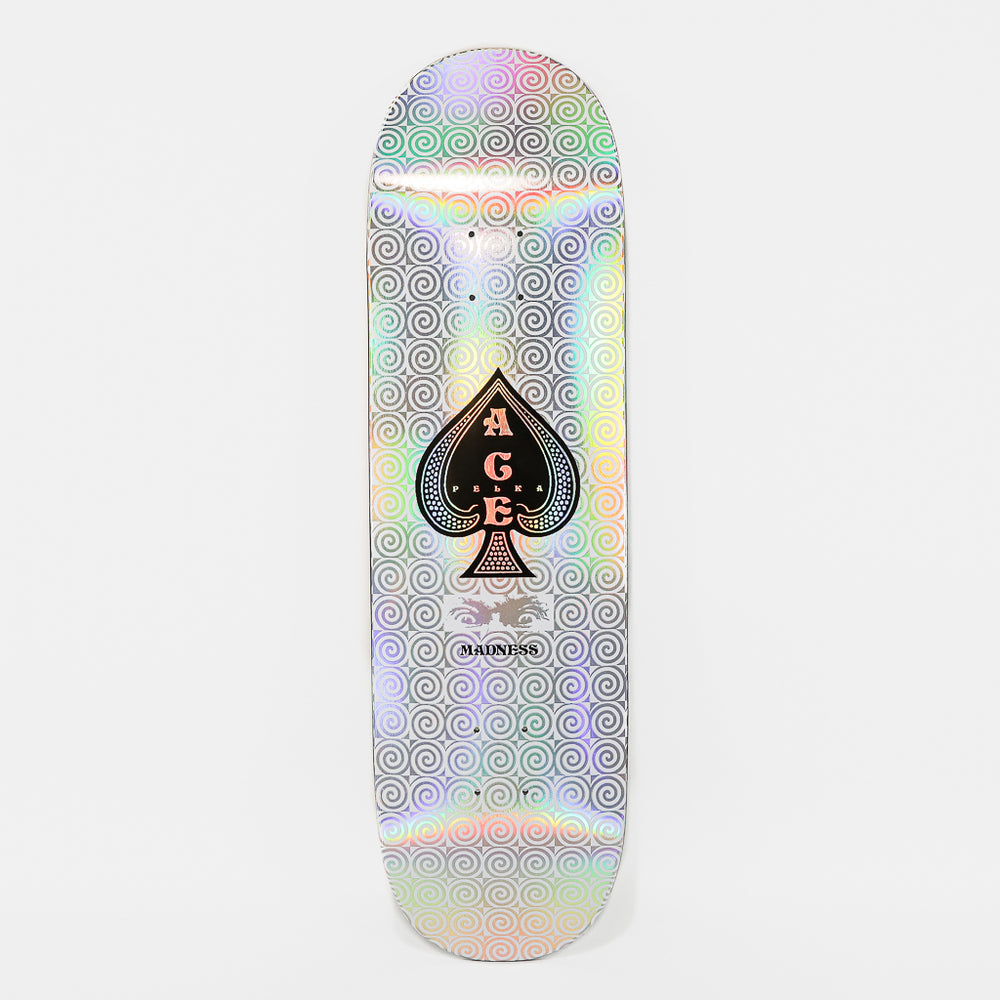 Madness Skateboards 8.75” Ace Pelka Card Super Sap R7 Skateboard Deck