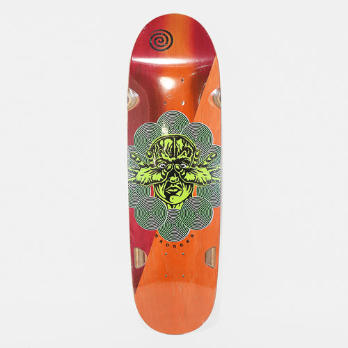 Madness Skateboards - 9.0” Shaped Manipulate R7 Skateboard Deck - Split Stain