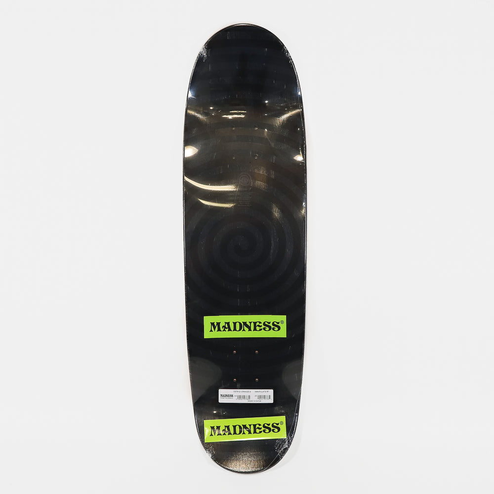 Madness Skateboards - 9.0” Shaped Manipulate R7 Skateboard Deck - Split Stain