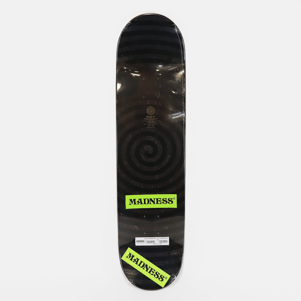 Madness Skateboards - 8.0” Split Overlap R7 Skateboard Deck - Silver