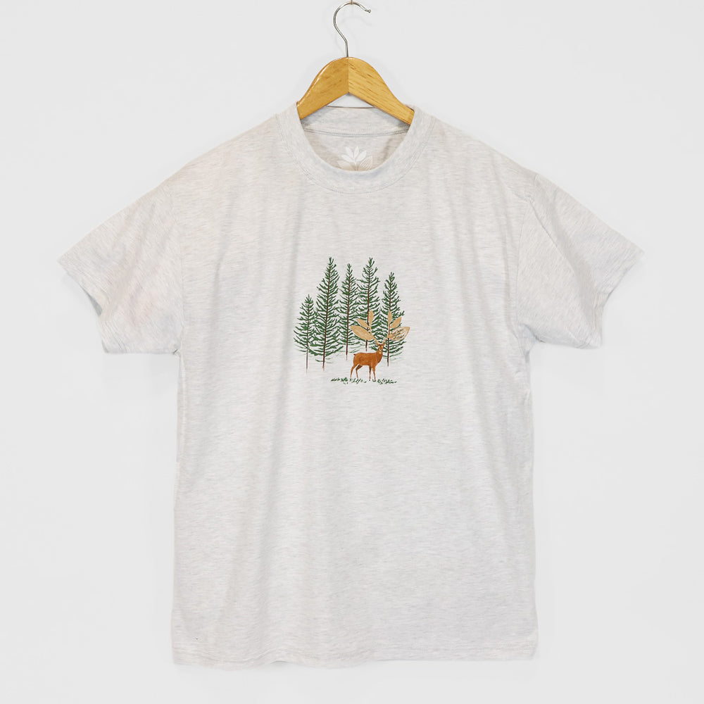 Magenta Skateboards Deer Ash Grey T-Shirt