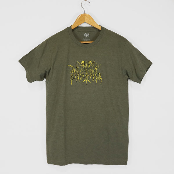 Metal Skateboards - Ancient Logo T-Shirt - Olive