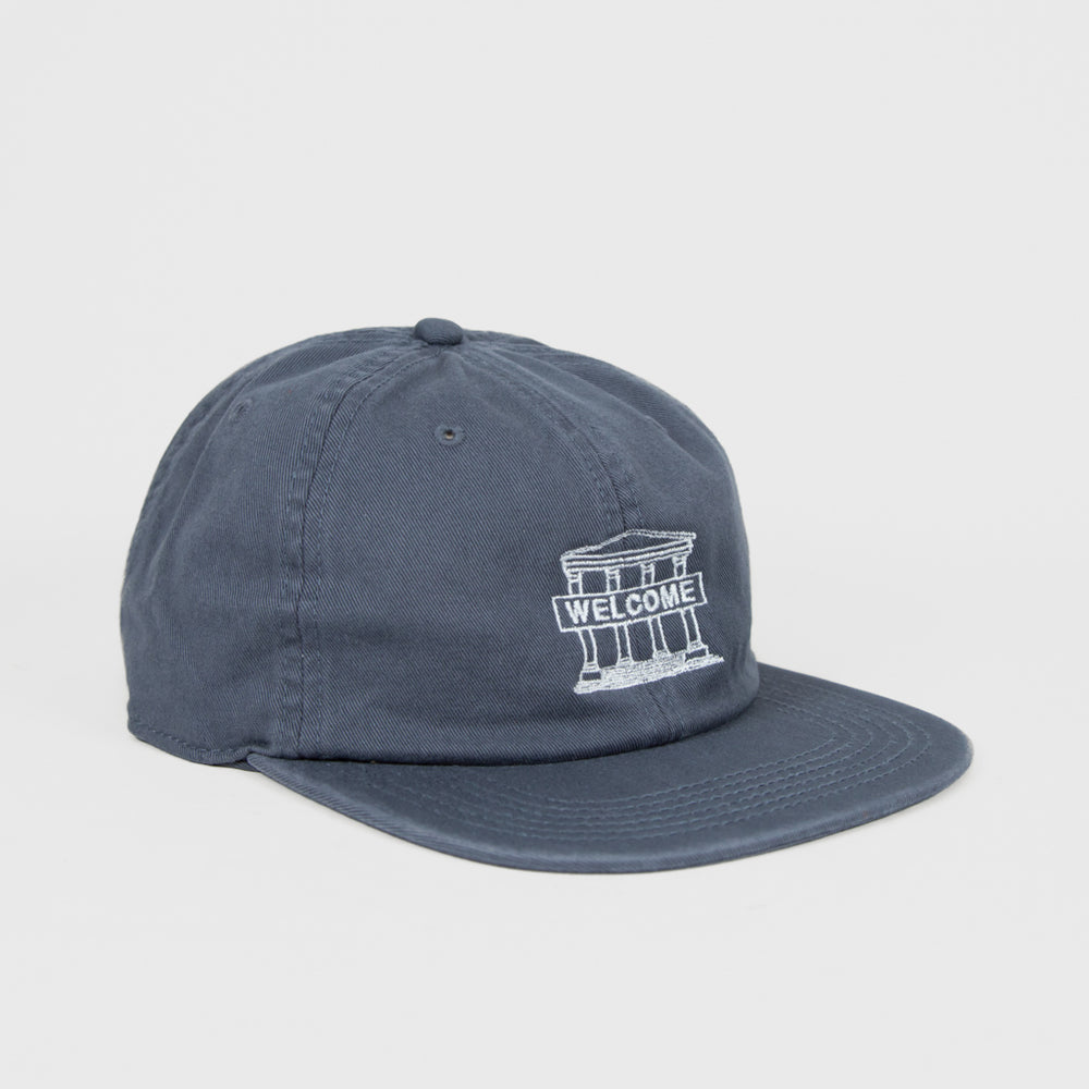 Welcome Skate Store Millennium Petrol Blue 6 Panel Cap