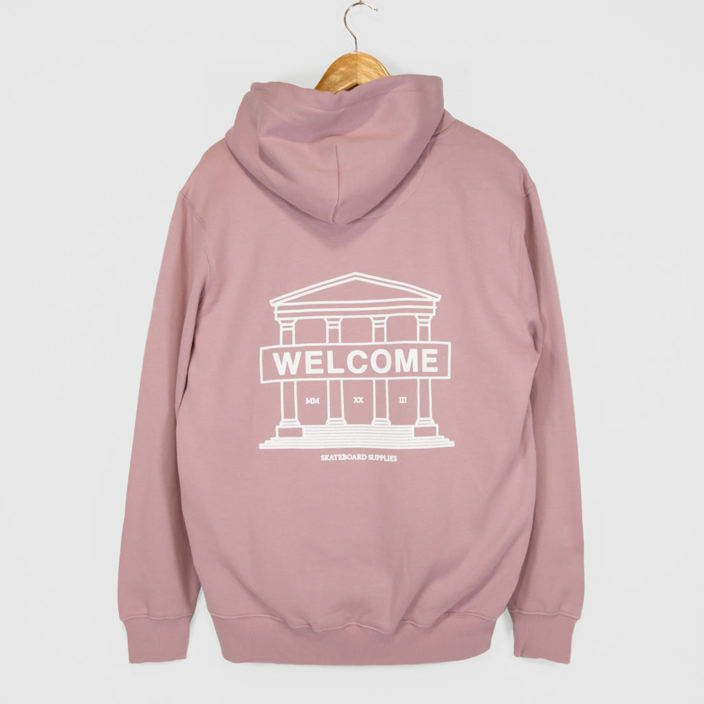 Welcome Skate Store Millennium Dusty Pink Pullover Hooded Sweatshirt