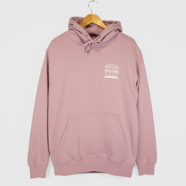 Welcome Skate Store - Millennium Pullover Hooded Sweatshirt - Dusty Pink