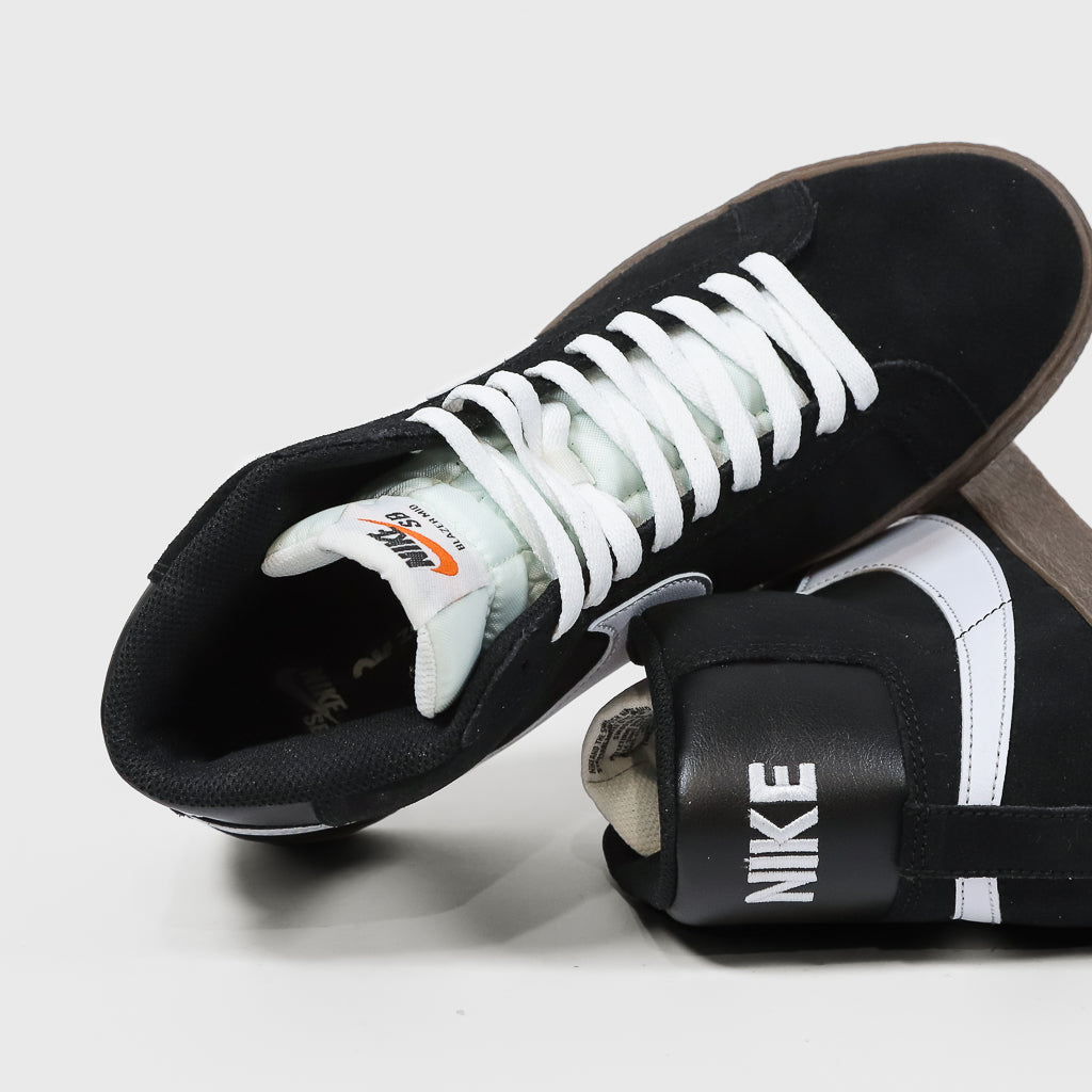 Nike SB - Blazer Mid Shoes - Black / White - Black - Sail