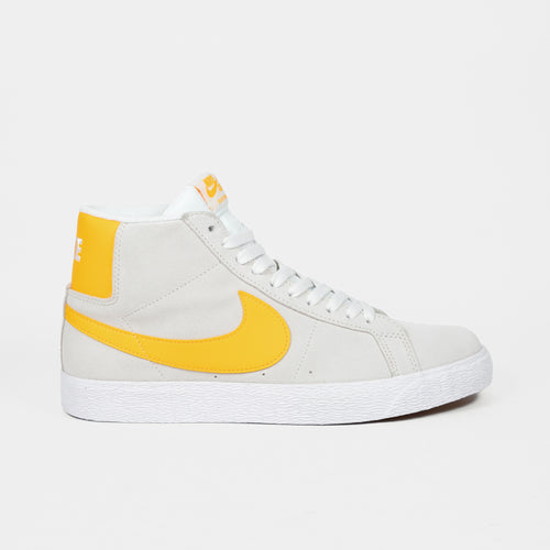 Nike SB - Blazer Mid Shoes - Summit White / Laser Yellow