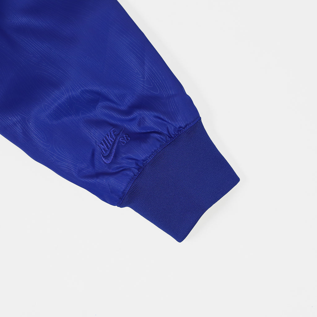 Nike SB Deep Royal Blue Bomber Jacket  Sleeve Embroidery