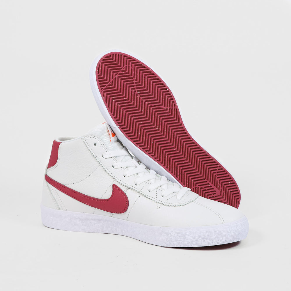 White leather nike high tops Clearance