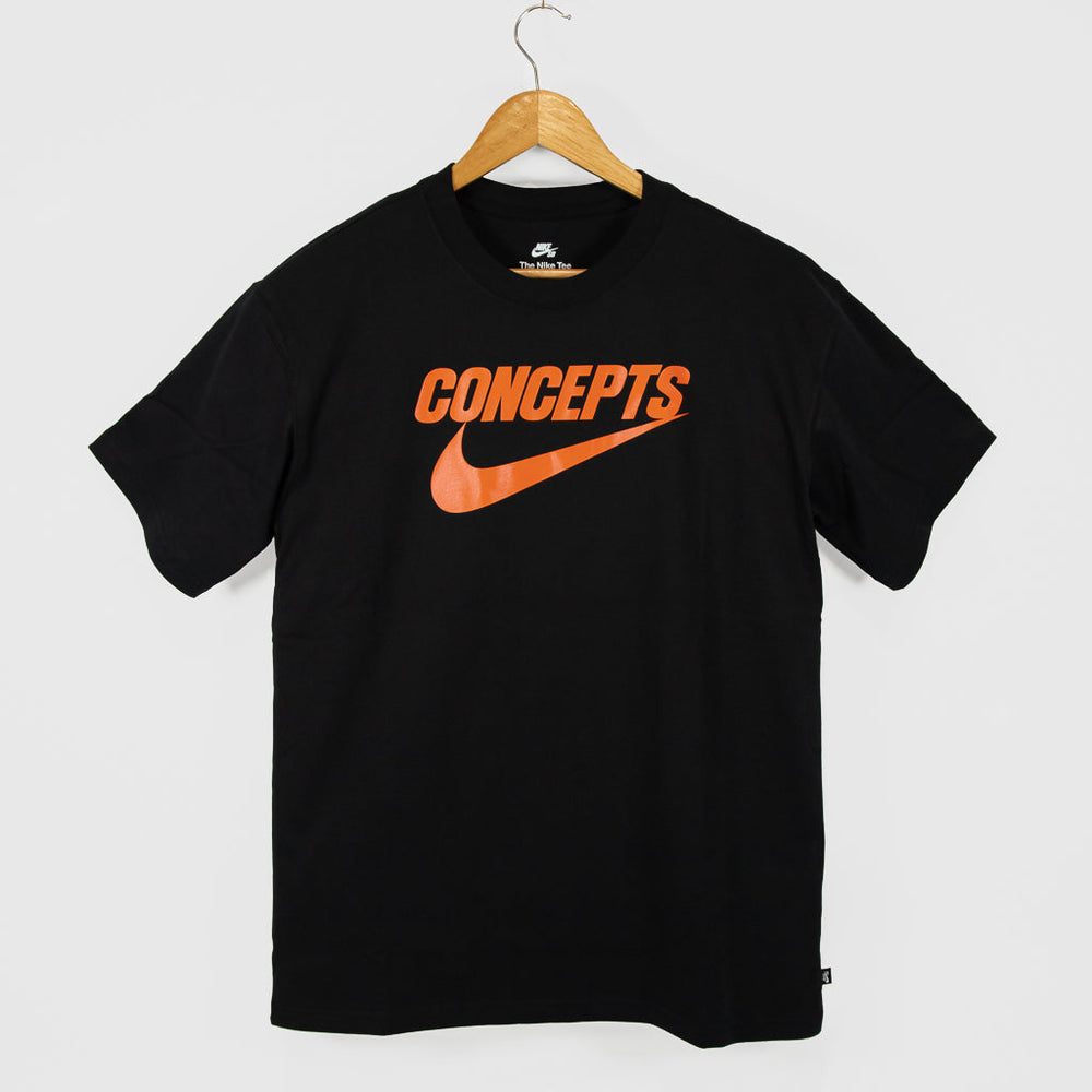 Nike SB - Concepts T-Shirt - Black / Orange | Welcome Skate Store