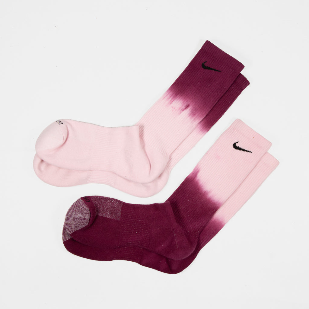 Nike SB Pink Dip Dye Everyday Plus Socks
