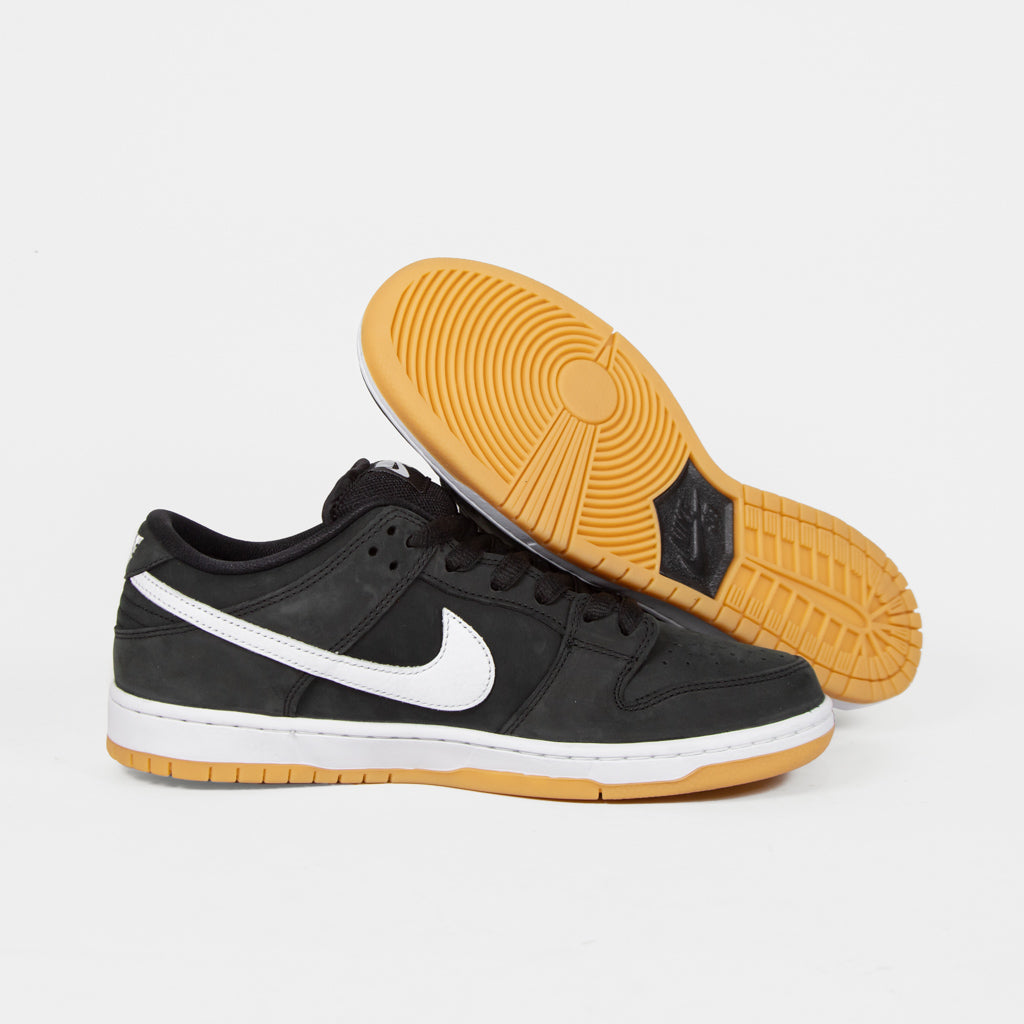Nike SB Dunk Low Pro Shoes Black White Welcome Skate Store