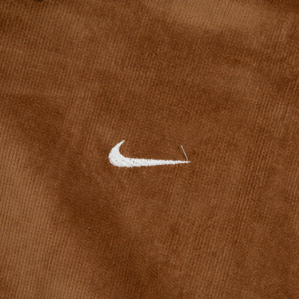 Nike SB Ale Brown Corduroy Harrington Skate Jacket Embroidery