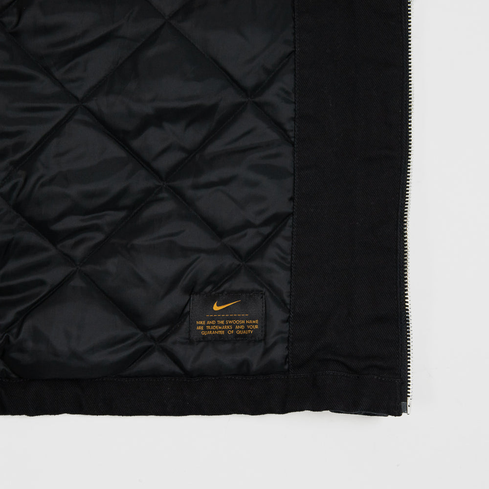 Nike SB Insulated Black Work Jacket Quilted Lining