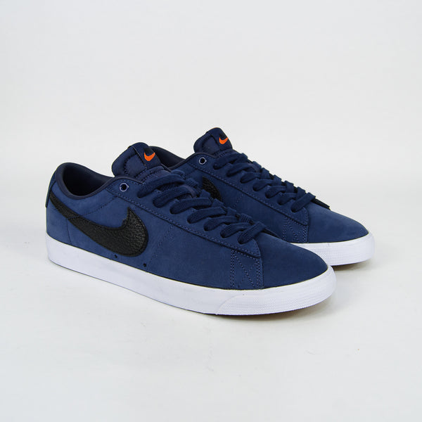 Nike SB - Orange Label GT Blazer Low ISO Shoes - Midnight Navy / Black - Midnight Navy