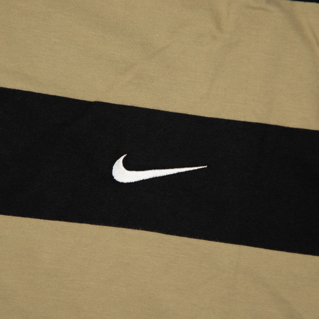 Nike SB Olive And Black Striped T-Shirt Embroidery
