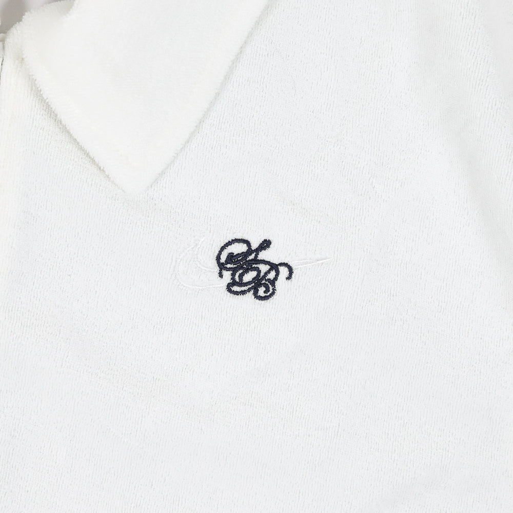 Nike SB White Velour Jacket Embroidery