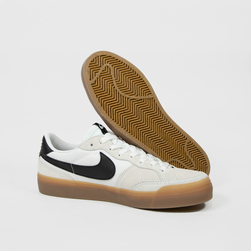 Nike SB Pogo Plus Shoes White Black Welcome Skate Store