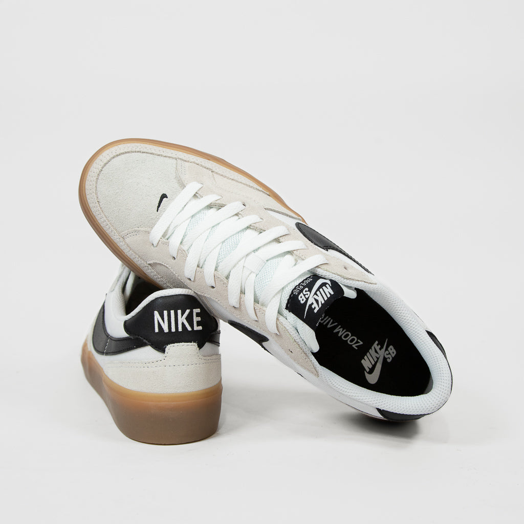 Nike SB Zoom Pogo Plus White, Black and Gum Shoes